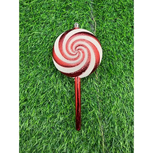 Set of 4 Candy Cane Holiday Deluxe Christmas Shatterproof Ornaments - Picture 6 of 8